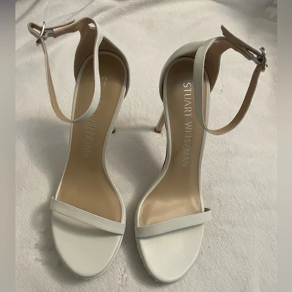 NWT Stuart Weitzman Disco Embellished Ankle Strap Sandals - Picture 2 of 8